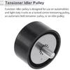 Drive Belt Idler Pulley for Infiniti Q50 2015-2020 Serpentine Tensioner Pulley Idler No.119254JM0A Plastic Black 1 Pcs