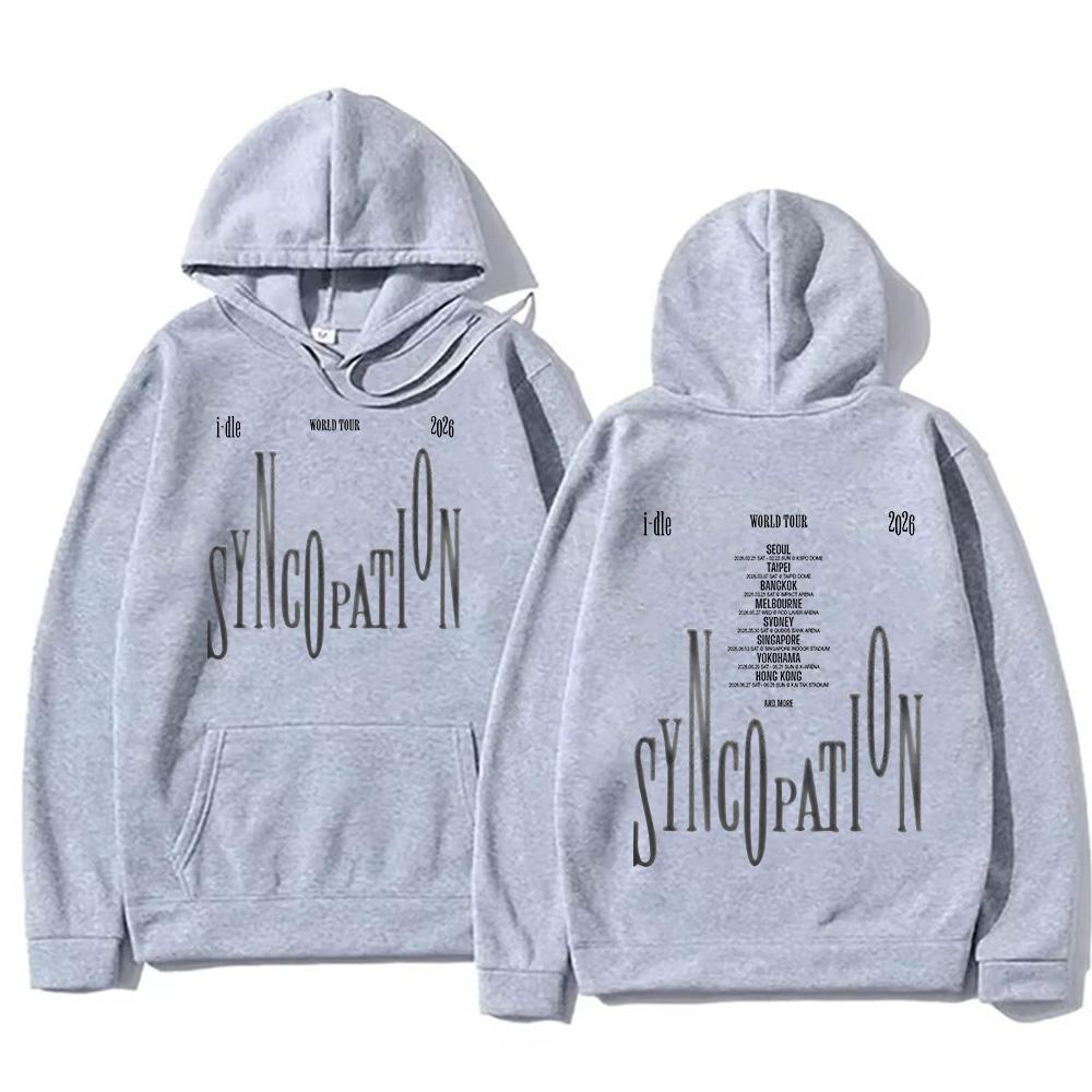I-DLE Syncopation World Tour 2026 Hoodies GIDLE Kpop Korean Style Streetwear (G)i-dle New Casual Unisex High Street Hoody