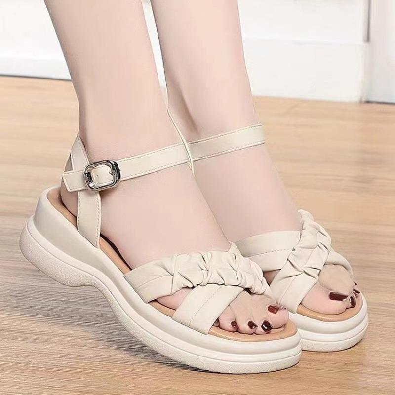 

обувь женская 2024 тренд новая женская обувь мода квадратная голова высокий каблук сексуальные женские босоножки сандалии на платформе Zapatos De Mujer 35 белый