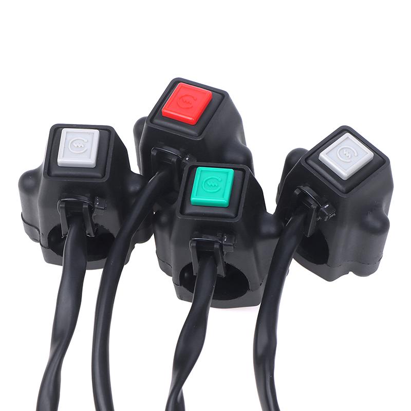 Durable Atv Motorcycle Dual Sport Quad Start Horn Kill Off Stop Switch Button Motorbike Accessories Control Handle Switches