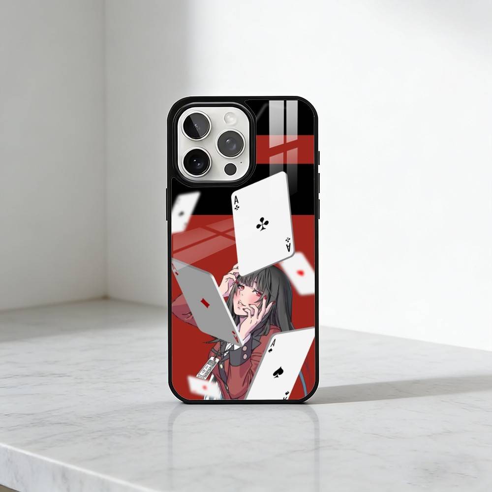 K-Kakegurui Y-Yumeko Phone Case For iPhone17,16,15,14,13 Plus,Pro Max Magnetic For Magsafe Wireless Charging
