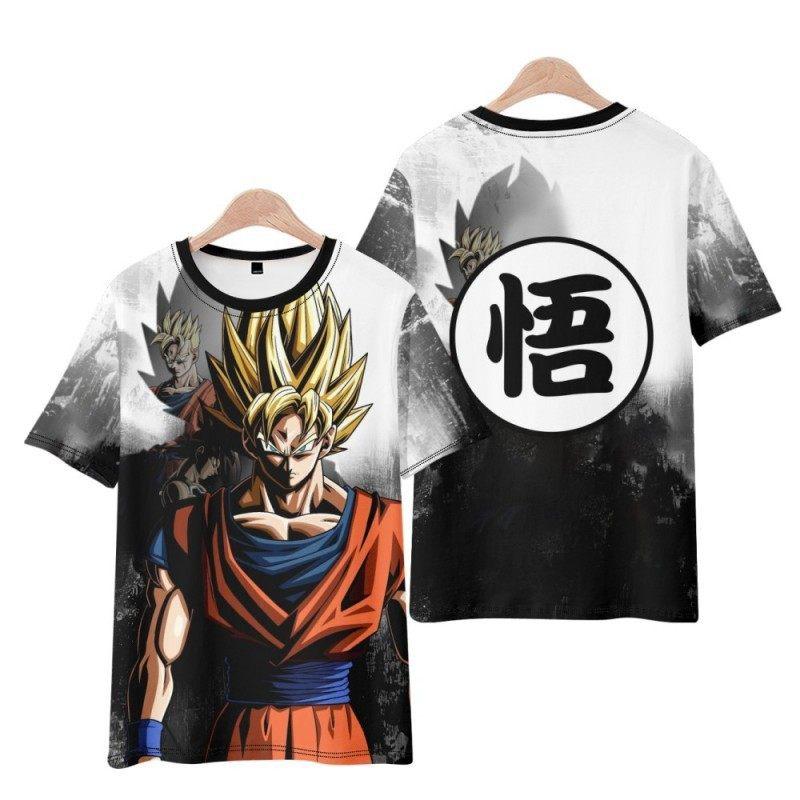 2026 Summer Dragon Ball Retro Fitness T-shirt Men s Oversized 3D XXS