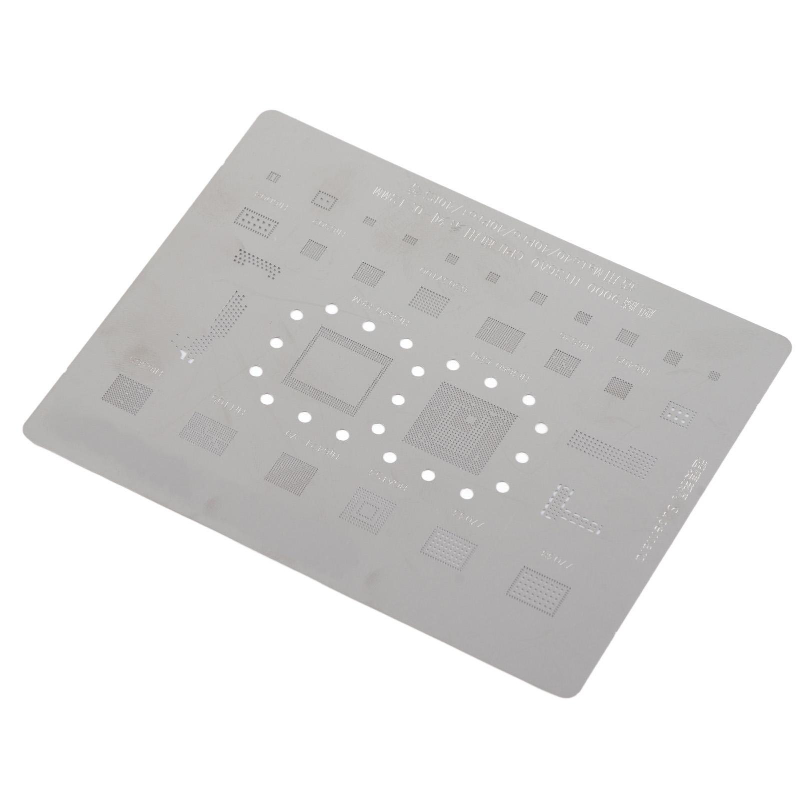 

BGA Reballing Stencil Template Stainless Steel Portable High Temperature Resistant Reballing Rework