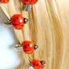 10PCS Simulated Insect Hair Clip Cute Insect Design Secure Grip Hair Accessories For Kids Adults Thin Short Hair