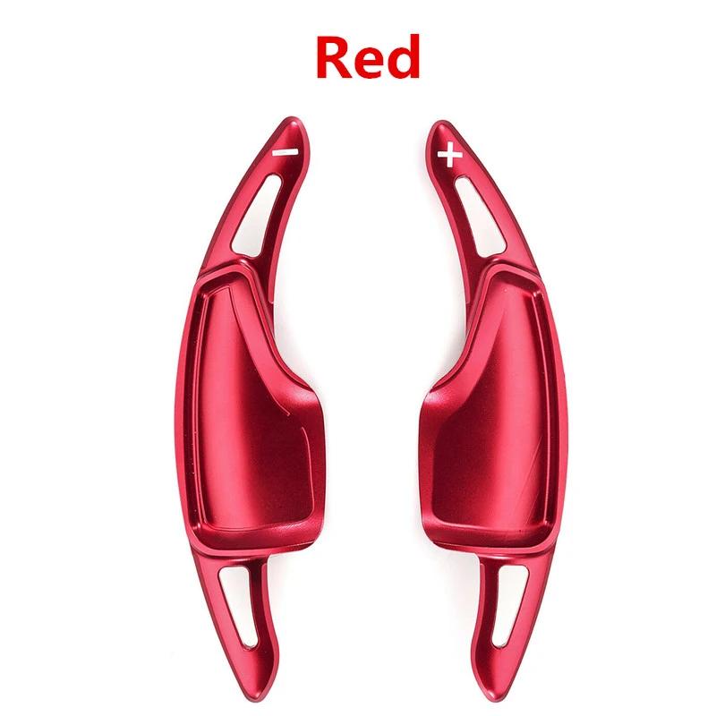 

Для Chevrolet Camaro 2016 2017 2018 2019 пара для стайлинга автомобилей рулевое колесо удлинитель рычага переключения передач алюминиевый сплав красный