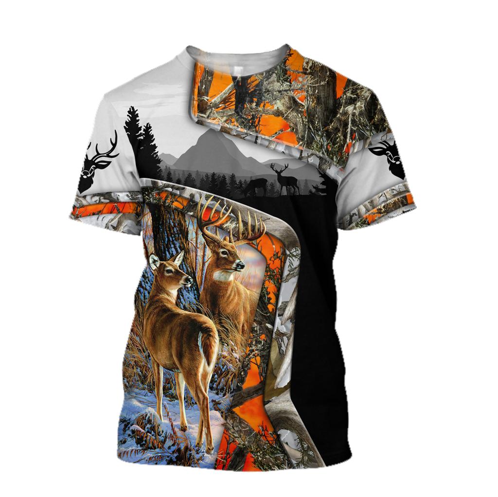 Pánské nové žhavé úplety Pánské/dámské 3D tištěný letní top Móda s krátkým rukávem Neformální tričko Tričko Street Clothing