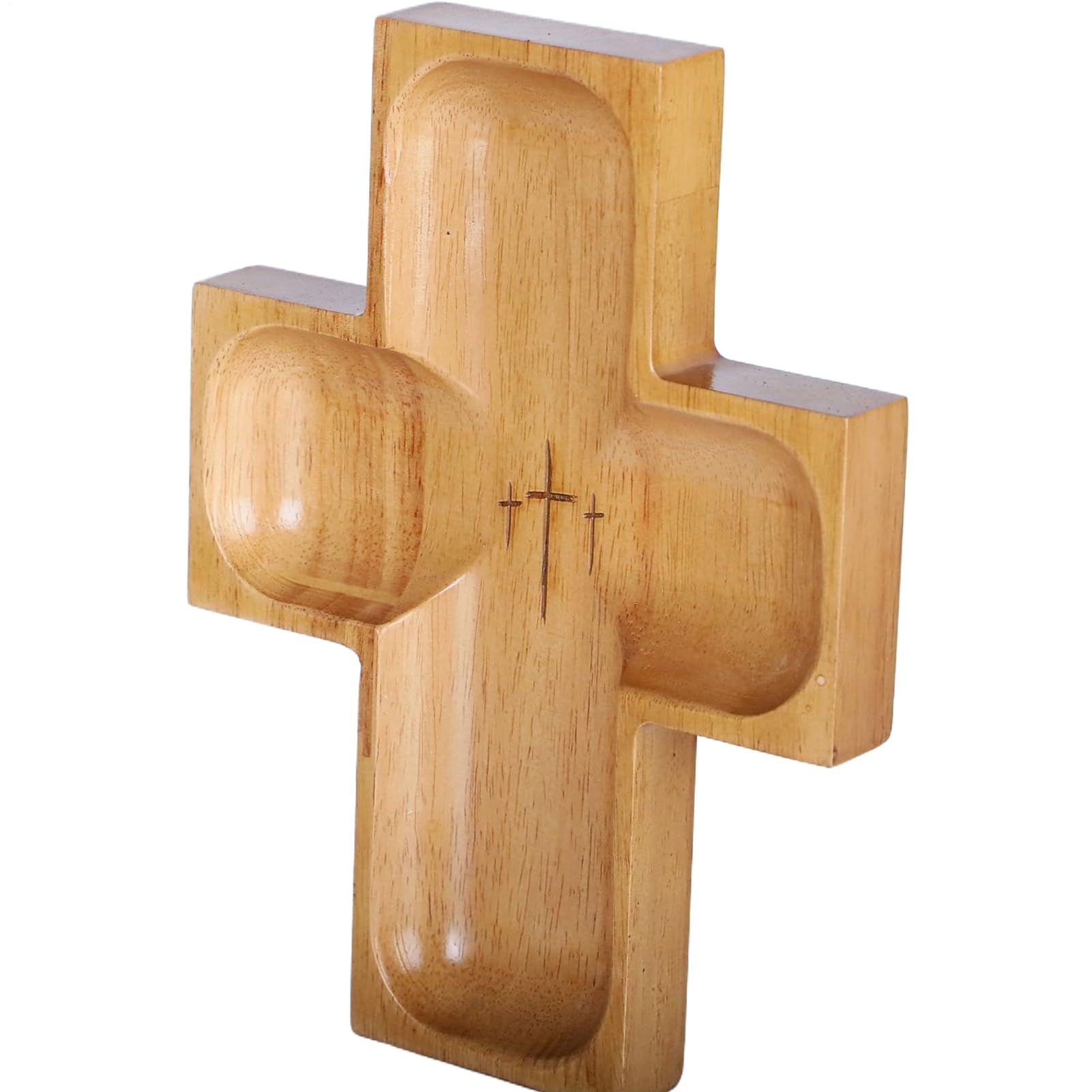 

Деревянная Миска, Религиозная- Деревянная Рустикальная Тарелка, Сервировка Стола в Форме Креста, Фруктовница и Тарелка на Религиозную Тему, Подходит для Подачи Блюд и Десертов. коричневый