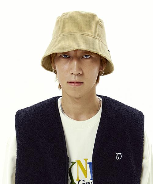 WKNDRS Reversible Corduroy Bucket Hat (Beige)