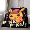 1pc Pikachu, Pokémon Blanket Soft All Season Throw with Vibrant Design, Perfect for Home, Travel, and Gifts, Ideal for Naps and Camping