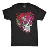 Floral Skull T-Shirt, Day of the Dead Skeleton Shirt