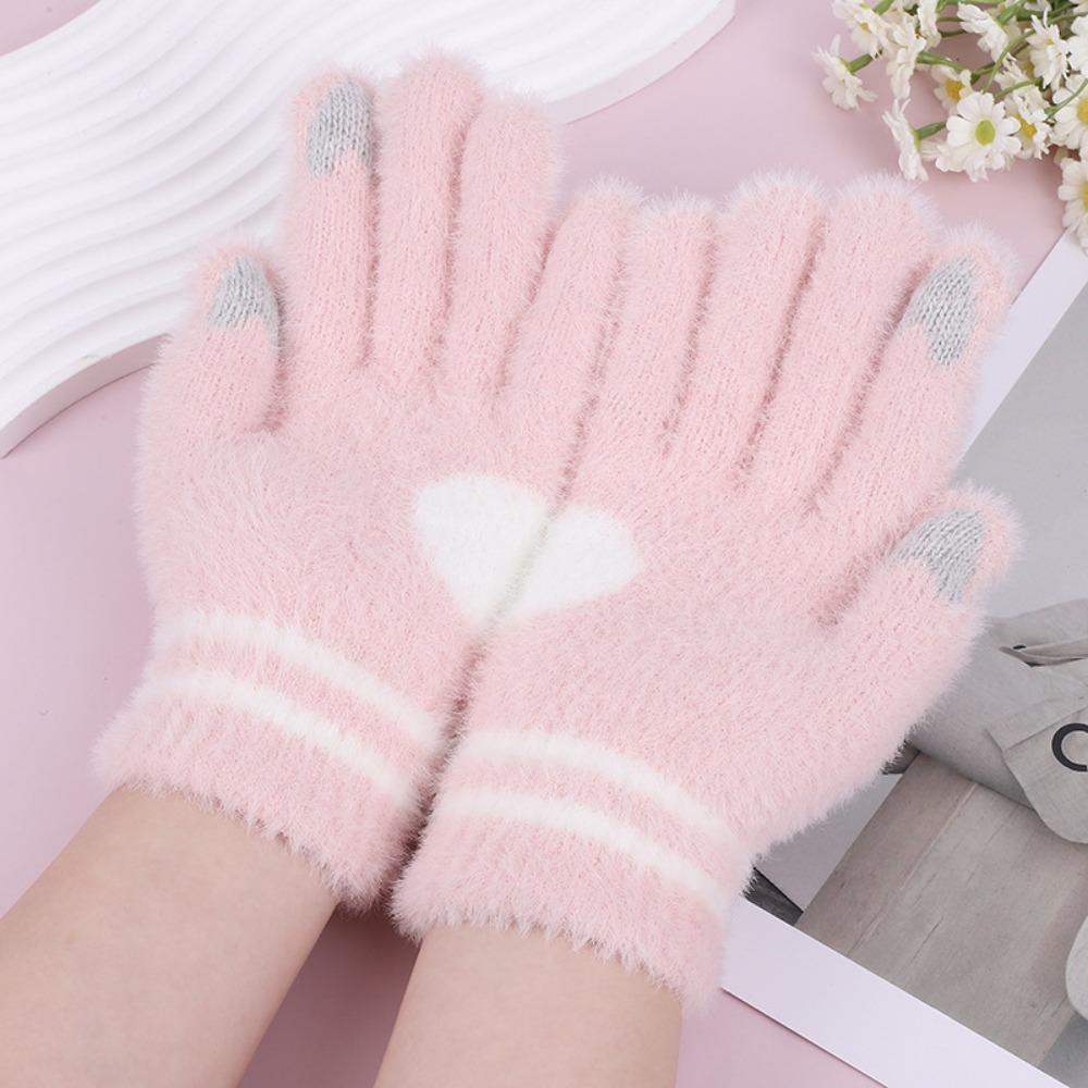 

Touchable Screen Touch Screen Gloves Warm Skiing Gloves 2024 Winter Gloves Outdoor Sports білий