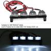 4 LEDs Light Bar Roof Lights Lamp Accessory Part for Axial scx10 Traxxas trx‑4 RC Car (White)