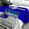 1PC Hertha BSC Custom Name Patterned Flannel Blanket Suitable For All Seasons for Home Decor Warmth and Comfort Gifts Holiday Present