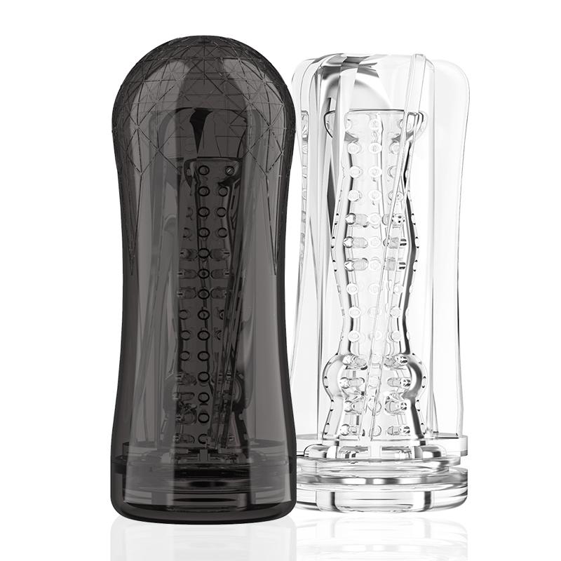 Pánská masturbační nádobka na výstřik Výkonná nádobka na sací masturbaci Vibrátor na vaginální penis Sexuální stroj pro muže Sexuální hračky pro dospělé