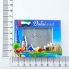 Dubai Travelling Fridge Stickers Photo Frame Burj Khalifa Burj Al Arab Hotel Tourism Souvenirs Fridge Magnets Home Decor
