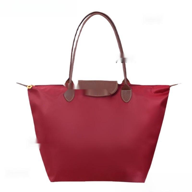 Einteilige Damen-Umhängetasche mit einer Schulter: Knödel-Stil, Faltbare Reise-/Einkaufs-/Mami-Tasche, Kostenloser Versand