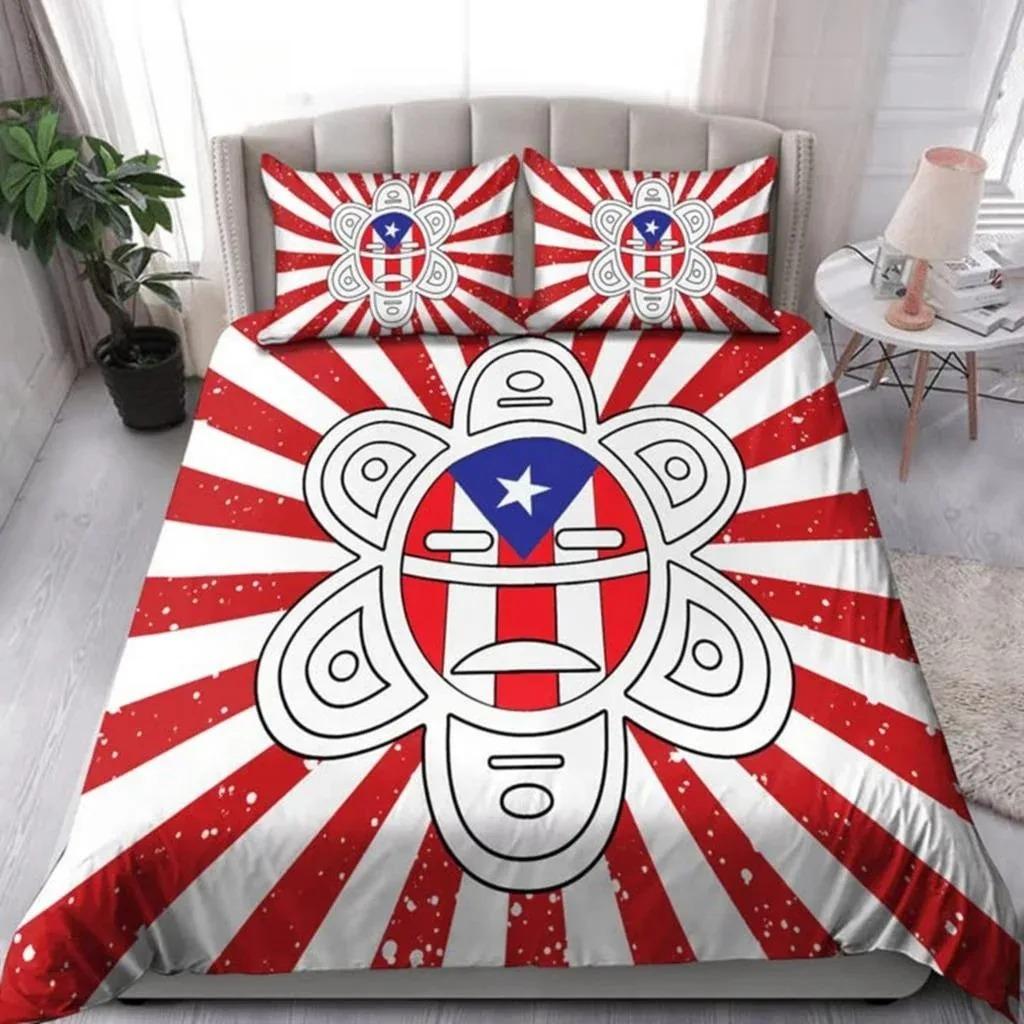 3d Print Puerto Rico flag Bedding Set Duvet Cover 1 Duvet Cover 2 Pillowcases Adult and Kids Bedding Set Luxury Children's Gifts
