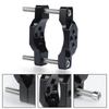 Mount Bracket Handlebar Bumper Black Clamp Motorcycle 17-54mm Aluminum Alloy High Quality For Front Shock Absorber