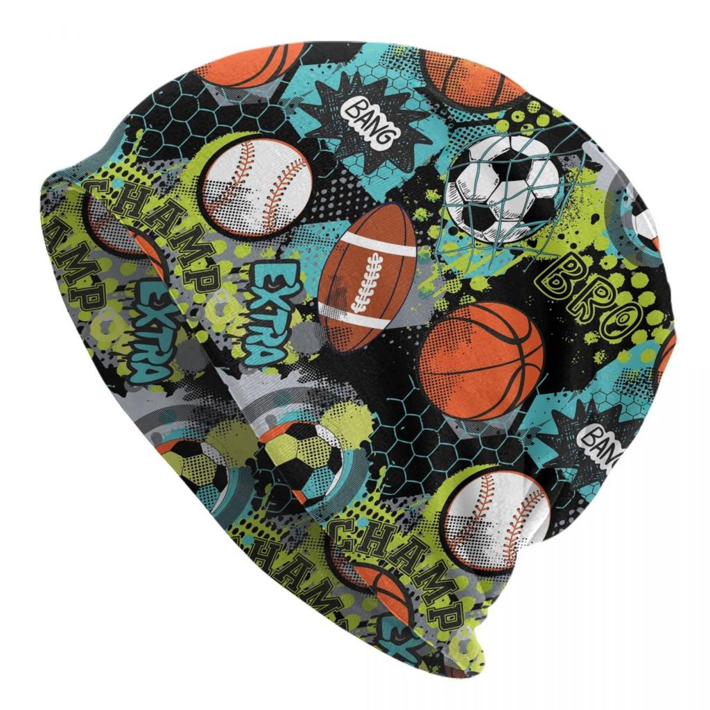 Custom Bingo Balls Pattern Bonnet Hats Fashion Knitted Hat For Unisex Women Autumn Winter Warm Skullies Beanies Caps