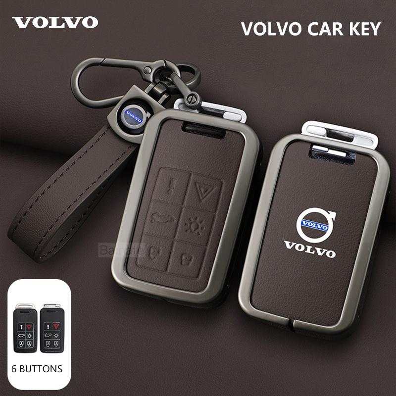 Carcasă din piele pentru cheie auto Carcasă de protecție completă pentru cheie inteligentă cu telecomandă Pentru Volvo XC40 XC70 XC90 C30 C40 S60 S80 S90 V40 V60 V90