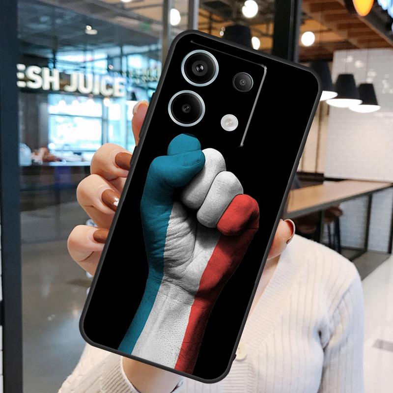 

France Flag Case For Xiaomi Redmi Note 13 Pro 10 11 12 14 15 Pro Plus Redmi 15C 14C 10C 12C 13C 15 Cover Redmi 15 5G