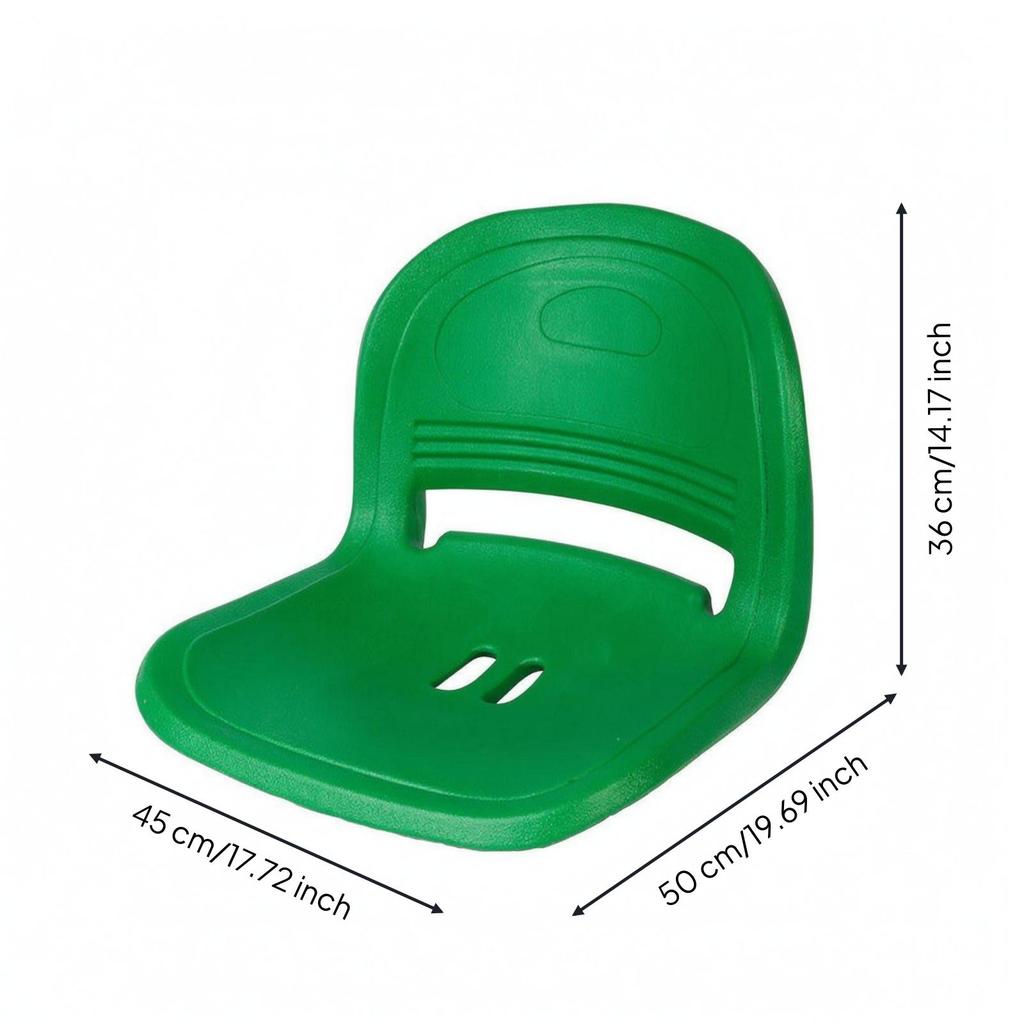 Grandstand Chair Hollow Blow-Molded Ribbed Backrest Stadium Seat for