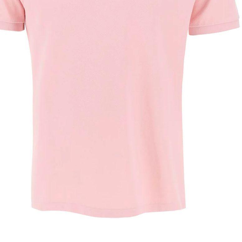 Polo Ralph Lauren Solid Color Square Collar Casual Short Sleeve Polo Shirt Men tops Pink 710680784CHNPK