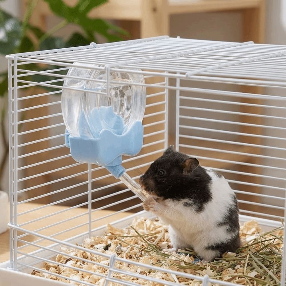 Large Capacity Automatic Water Kettle Drip-proof Hamster Water Bottle Small Animal Cage