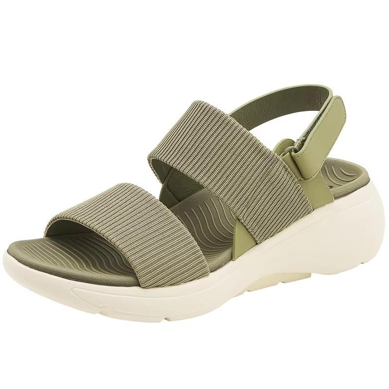 Fashion GKTINOO 2025 Summer Shoes Women Flat Sandals Holiday Fashion Brand Ladies Mesh Bohemia Style Modern Sandals Black Green