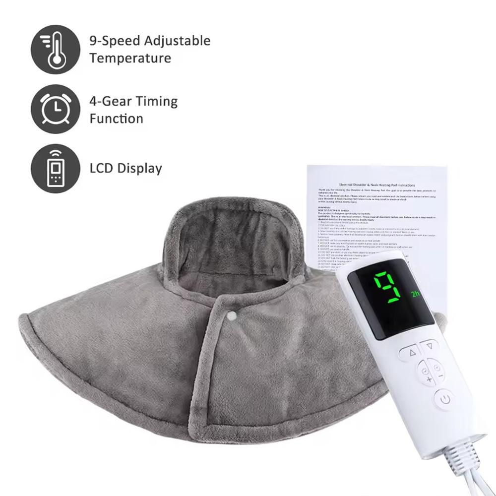 

Electric Heating Neck Shawl Level 9 Hot Compress Shawl Blanket Warmer Heating Neck Pad Relaxation Shoulder Neck Protective Gear EU