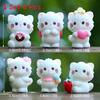 Resin Cat Miniature Collectible Figurine With Diy Landscape Decor For Kids And Adults