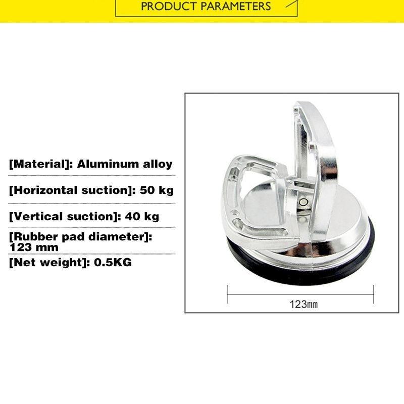 Aluminum Alloy Suction Cup for Glass Floor Tile Brick Suction Cup Puller Handle Lifter Panel Carrier Heavy Duty Glass Lifting