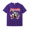 Aggretsuko Rocker Rage Tee Shirt Casual Custom Tops T Shirt New Design Cotton Unisex Top TShirts Plus Size