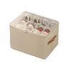 Shoe Storage Box with Clear Window and Lid, Foldable Fabric, 433230cm, Multifunctional Home Storage