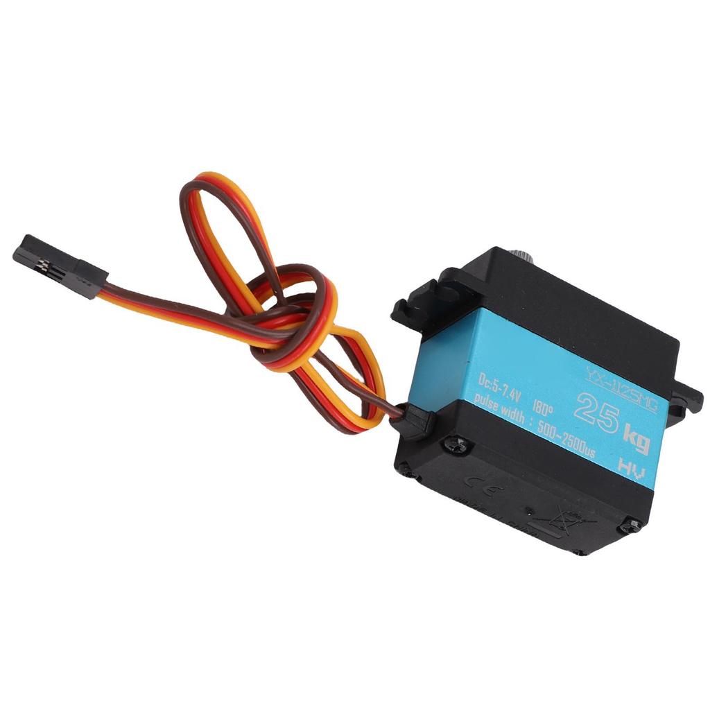 Digital Servo 25KG High Torsion 0 180 Degree Rotatable for 1 8 1 10 RC Crawler Car RV
