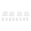 8pcs Duckbill Valves and 4pcs Silicone Diaphragm Compatible for S32 Breastfeeding Pump Replacement