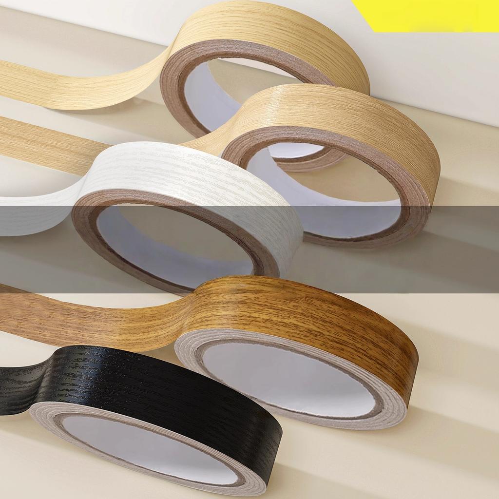 1Roll 10mx2.5cm Wood Grain PVC Edging Banding | Heat Resistant & Waterproof