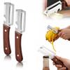 2pc Vegetable Peeler Set Stainless Steel Blades with Ergonomic Plastic Handles Kitchen Tool for Fruit and Vegetable Preparation