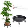 Blumen Pflanztopf Untersetzer mit Rädern Schwerer Pflanzkübel Blumentopf Beweger Rollwagen Platte Ständer Halter Metall Blumentopf Beweger Gartengerät