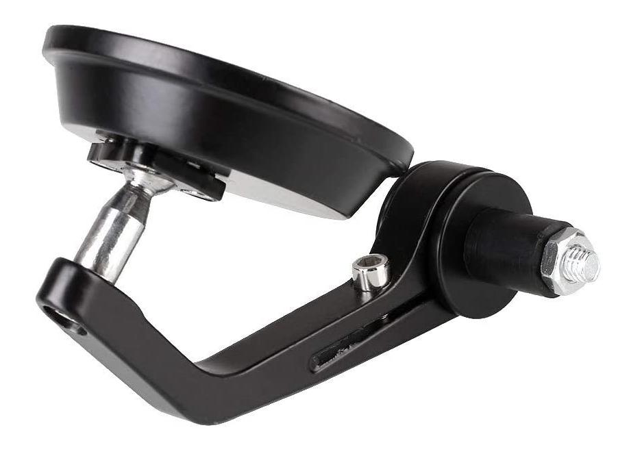 Motorcycle Mirrors Mounted On And On The Handlebar, Two Mounting Types, Mirror, Set