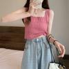 Unique and Chic Camisole Summer Inner Vest Women's Short Top Knitted Strapless Outer Wear
