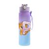 Cartoon Letter Printed Lovely A-Z 750ml Water Bottle Large Capacity Drinking Cup Portable Outdoor Sports Water Cup Children Gift
