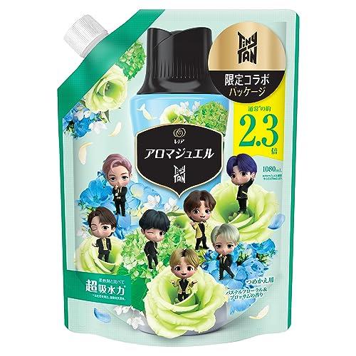 

Lenor Happiness Aroma Jewel Scented Beads, Pastel Floral & Blossom, TinyTAN Limited Edition Collaboration Packaging, Refill, 1,080mL
