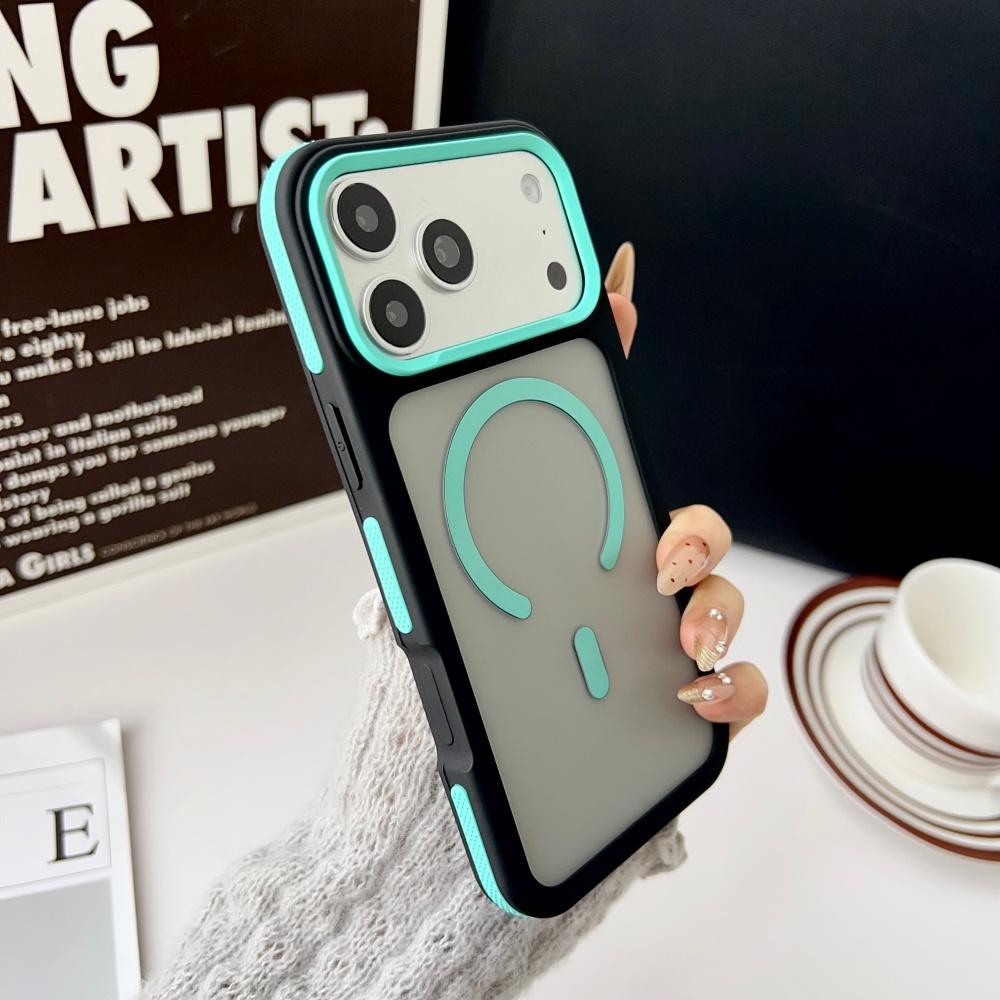 New Magnetic Color Matte Translucent Armor Shockproof Case For iPhone 17 11 12 13 14 15 16 Pro Max 17 Air For Magsafe Cover