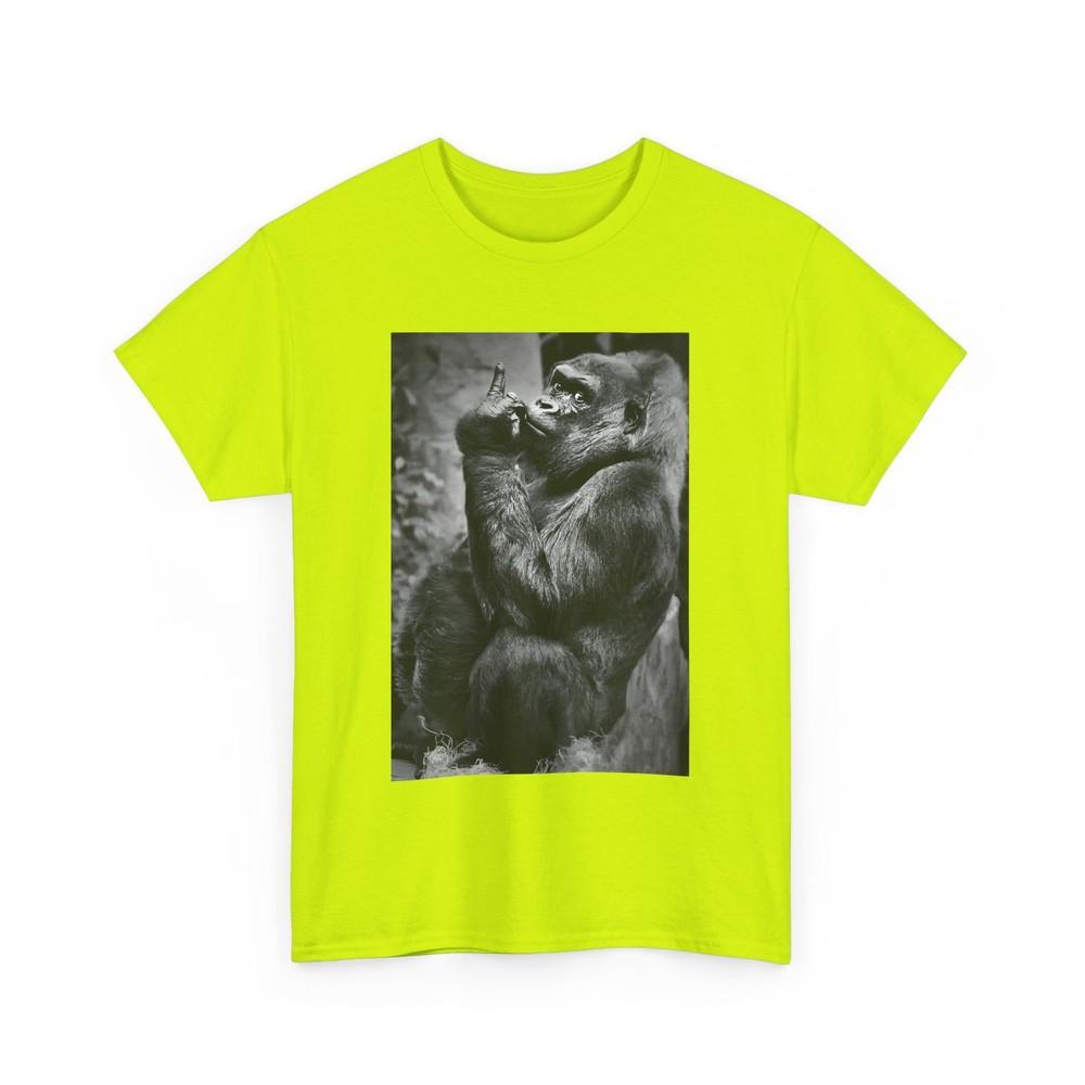 Gorilla Sends a Message with Attitude Unisex T-Shirt for Men Women with Sass Unisex T-Shirt XXXXL