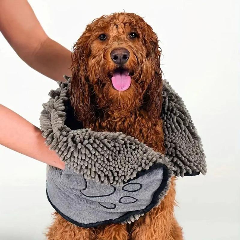 1PC Pet Cat Absorbent Towel Dog Bath Towel Golden Hair Blanket Large Absorbent Quick-drying Teddy Small Dog Bath