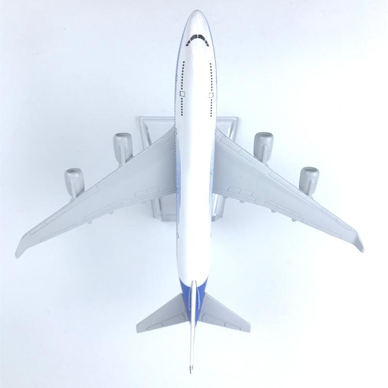 Collection Aircraft 1/400 Scale B747 Prototype Airlines 16cm Alloy Metal Plane Model With Base Gift Desk Decoration Home Display