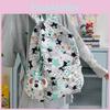 Star Cute Rabbit Carrot Pattern Student Casual Backpack With Pendant Plush