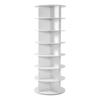 Torre Giratoria de Zapatero de 7 Niveles, Zapatero Giratorio 360°, Exhibidor Giratorio Redondo tipo Carrusel de Almacenamiento, Organizador Giratorio de Mesa (Lazy Susan) Independiente para