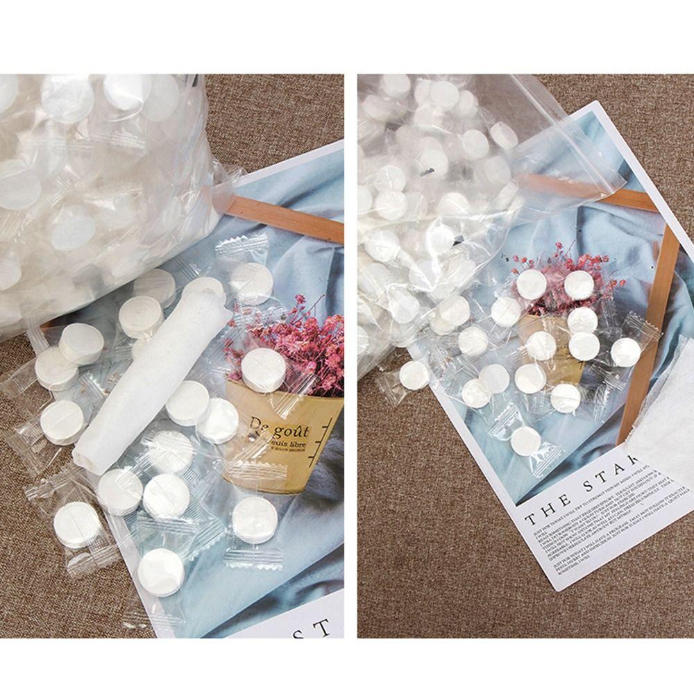 Towelettes Tablets Tissue Face Cleansing Wipes Disposable Compressed Towel Moistened Tissues
